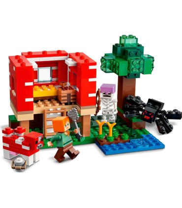 La Casa Champiñón Lego Minecraft 21179