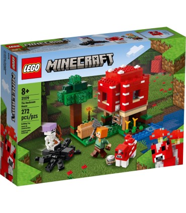 La Casa Champiñón Lego Minecraft 21179