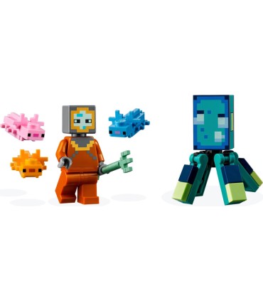 La Batalla Contra el Guardián Lego Minecraft 21180