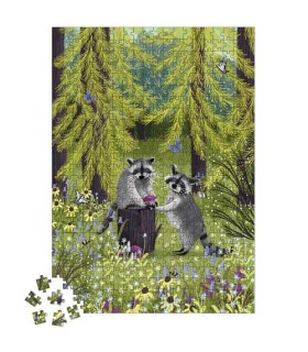 Puzzle Mapaches Janod 500 Piezas