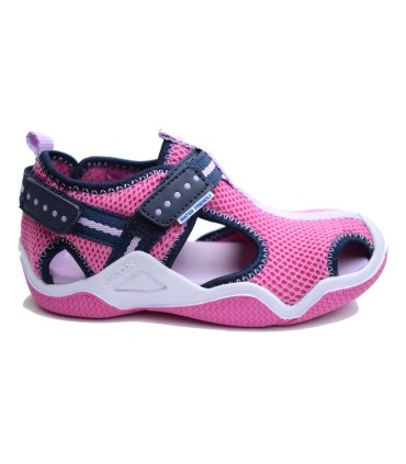 Sandalia Geox Wader Rosa/Azul