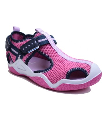 Sandalia Geox Wader Rosa/Azul