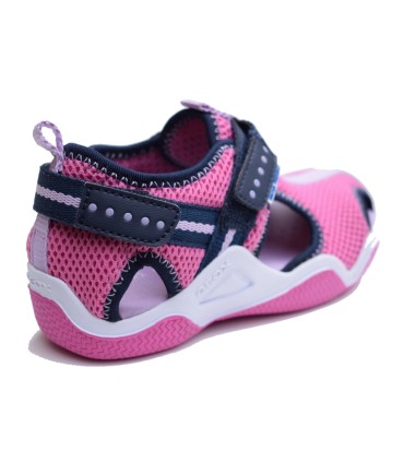Sandalia Geox Wader Rosa/Azul