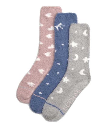 Calcetín Franela Mujer Antideslizante Ysabel Mora