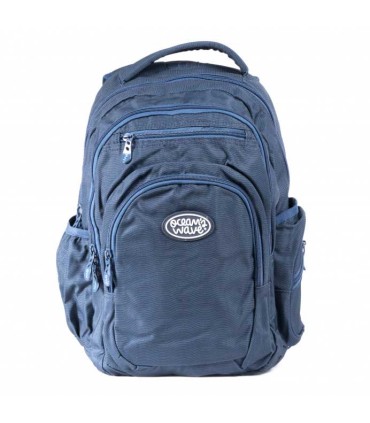 Mochila Ocean's Wave Multizipper Azul Olas