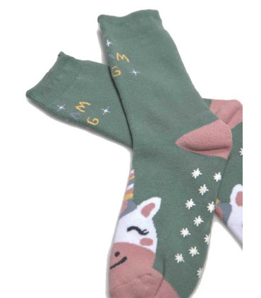 Calcetín Térmico Antideslizante Unicornio Ysabel Mora