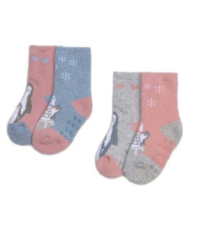 Calcetín Bebé Antideslizante Ysabel Mora Pack 2