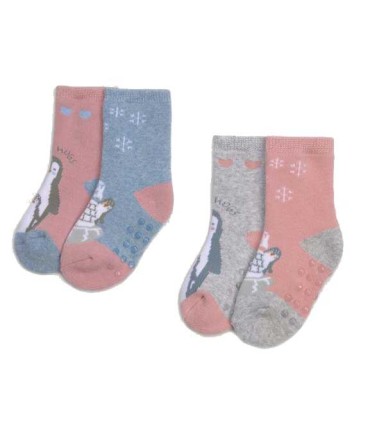 Calcetín Bebé Antideslizante Ysabel Mora Pack 2