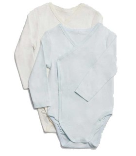 Pack 2 Body Bebé Manga Larga Ysabel Mora