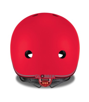 Casco Globber Go Up Lights Rojo