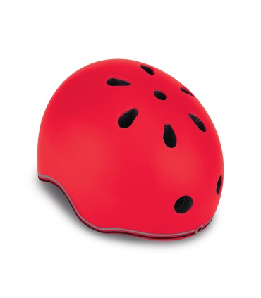 Casco Globber Go Up Lights Rojo