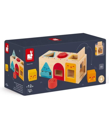 Caja Con Formas Geométricas Janod