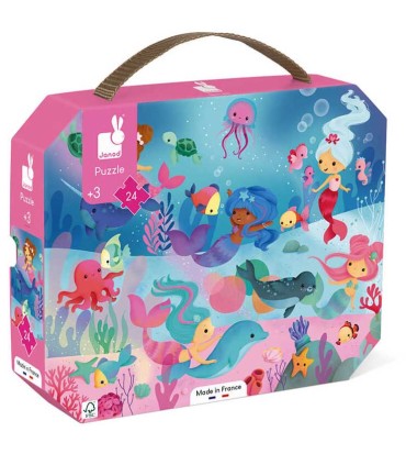 Puzzle Sirenas Janod 24 Piezas