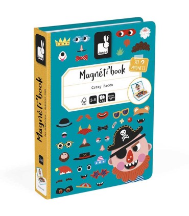 Libro Magnético Crazy Faces Chicos
