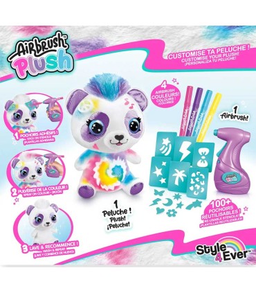 Colorea Tu Panda Airbrush Plush
