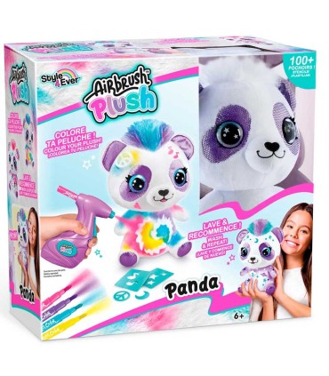Colorea Tu Panda Airbrush Plush