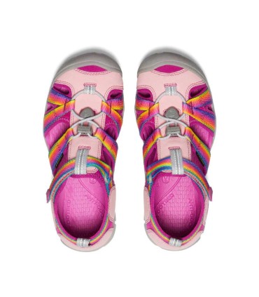 Sandalia Keen Seacamp II CNX Rainbow/Festival Fuchsia