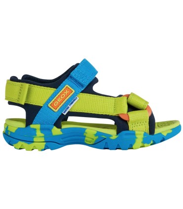 Sandalia Niño Geox Borealis Lime Sky