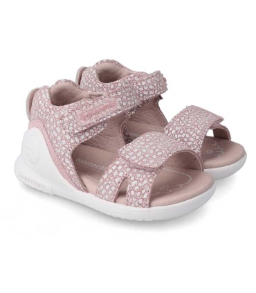 Sandalia Biomecanics Rosa y Blanca