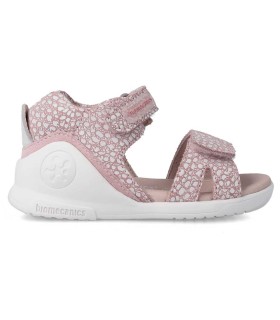 Sandalia Biomecanics Rosa y Blanca