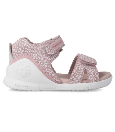 Sandalia Biomecanics Rosa y Blanca
