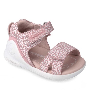 Sandalia Biomecanics Rosa y Blanca