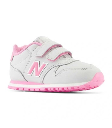 Deportiva New Balance Gris y Rosa Infantil