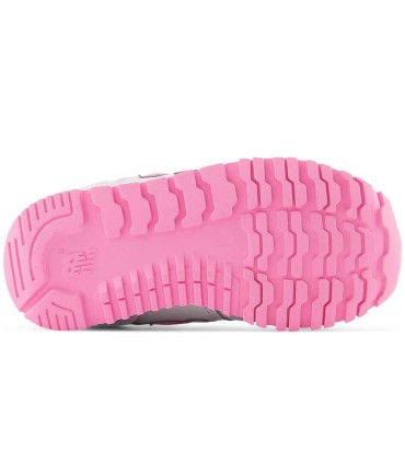 Deportiva New Balance Gris y Rosa Infantil