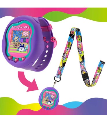 Mascota Virtual Tamagotchi Uni Bandai Morado