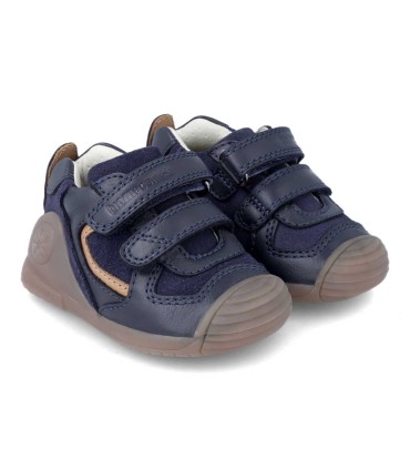 Bota Biomecanics Azul Marino y Marrón