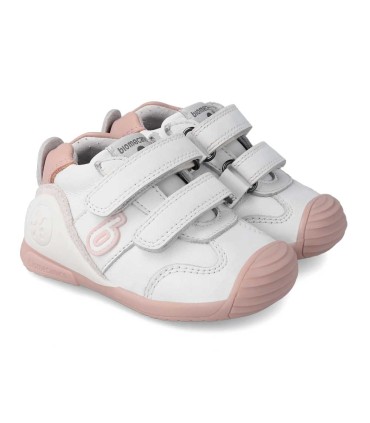 Bota Biomecanics Blanca y Rosa