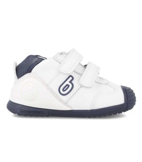 Bota Biomecanics Blanca y Azul