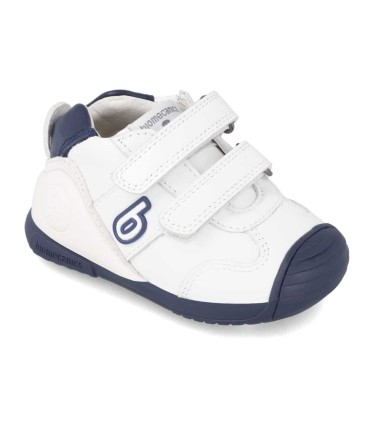 Bota Biomecanics Blanca y Azul