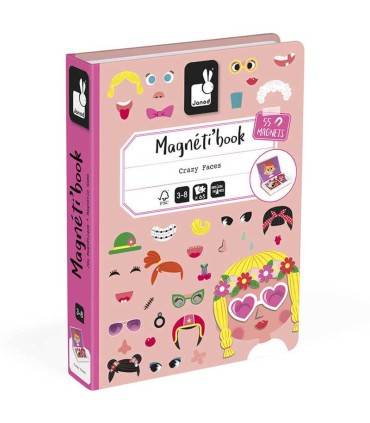 Libro Magnético Crazy Face Chicas