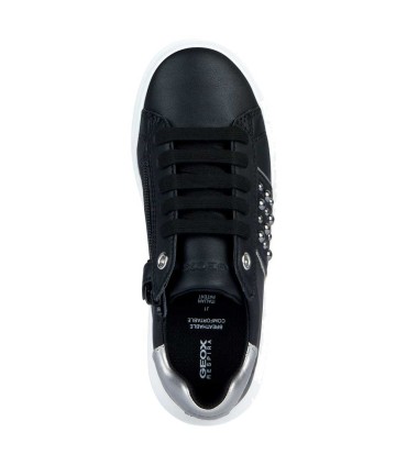 Deportiva Geox Nettuno Girl Negro/Plata