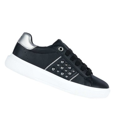 Deportiva Geox Nettuno Girl Negro/Plata