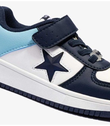 Deportiva Conguitos Napa Blanco y Azul Con Luz