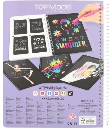 Top Model Magic-Scratch Book