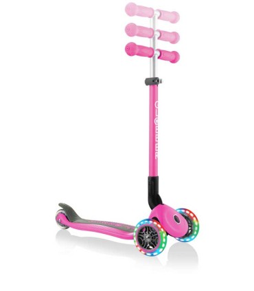 Patinete Globber Primo Lights Rosa Plegable