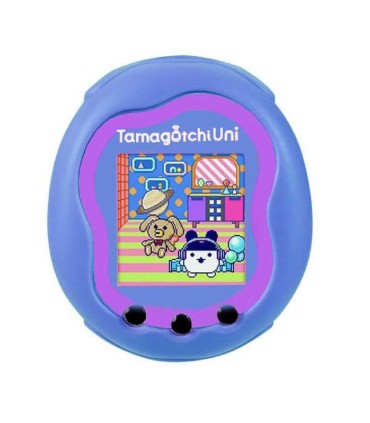 Mascota Virtual Tamagotchi Uni Bandai azul