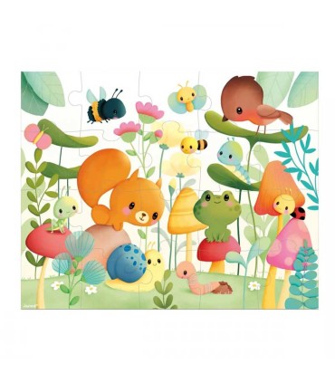 Puzzle Los Compañeros Del Jardín Janod