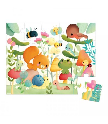 Puzzle Los Compañeros Del Jardín Janod