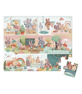 Puzzle Un Día Janod 24 Piezas