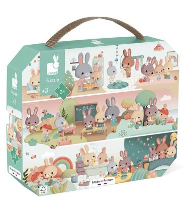 Puzzle Un Día Janod 24 Piezas