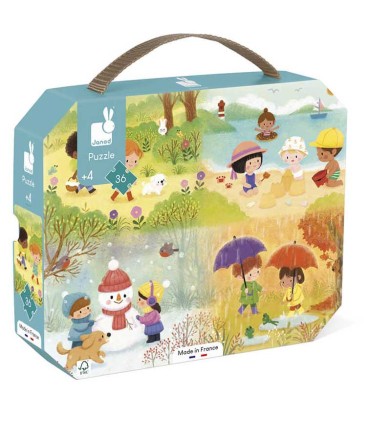 Puzzle Las Estaciones Janod 36 Piezas