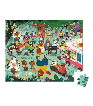 Puzzle La Familia De Osos Janod 54 Piezas