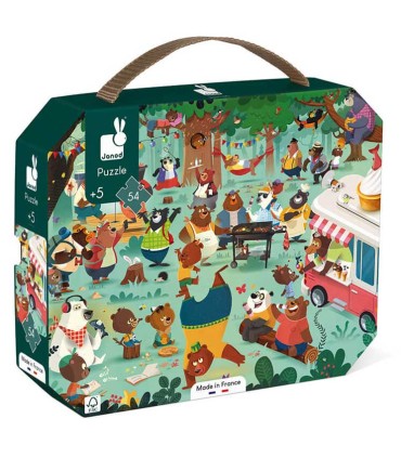 Puzzle La Familia De Osos Janod 54 Piezas