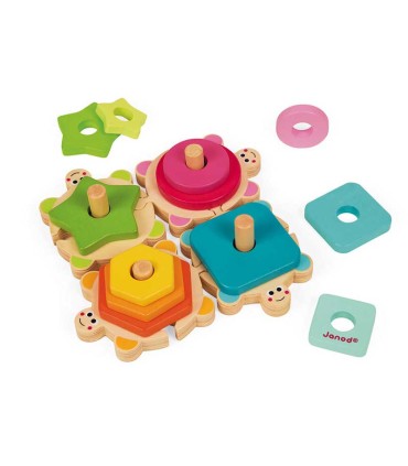 Tortugas Apilables I Wood Janod