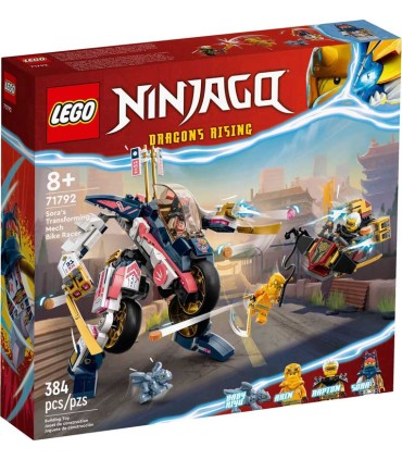 Moto de Carreras Transformable en Meca de Sora Lego Ninjago 71792