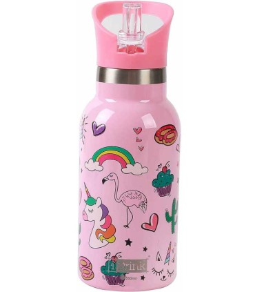 Botella Térmica IDrink Unicornios 350 ml